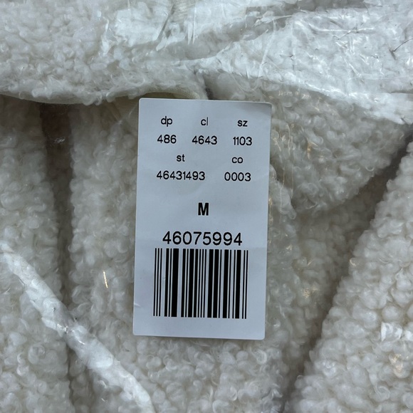 UpWest Cream Sherpa Shacket N235-35 XL UP 5 - Picture 8 of 8